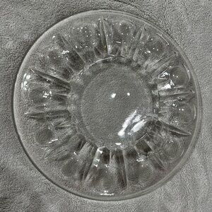 Princess House regency clear crystal dinner plate